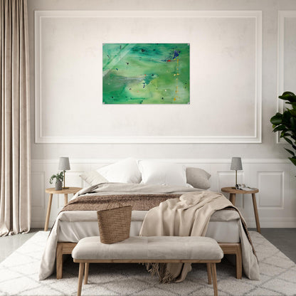 A Green Thought in a Green Shade, 1981- - Helen Frankenthaler Acrylic Print - 70x100 cm / 28x40″ inches