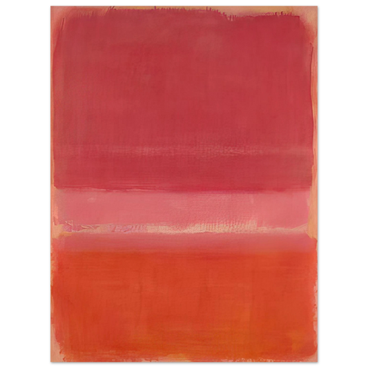 Mark Rothko - Untitled Red - 1956 Wall Art - 21x29.7 cm / 8x12" - Fine Art Poster - -