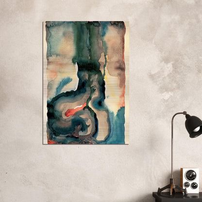 Portrait No. III - Georgia O'Keeffe Brushed Aluminum Print - 70x100 cm / 28x40 inches | Georgia O'Keeffe Aluminum Print | Georgia O'Keeffe Prints