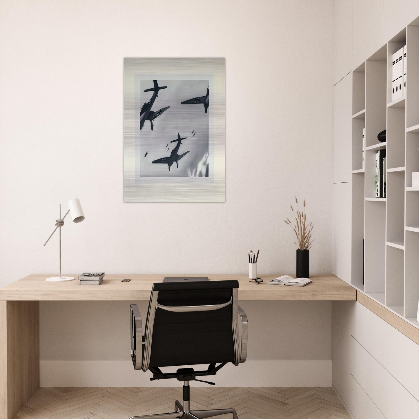 STUKAS 1964 - Gerhard Richter Brushed Aluminum Print - 70x100 cm / 28x40 inches | Gerhard Richter Aluminum Print | Gerhard Richter Prints