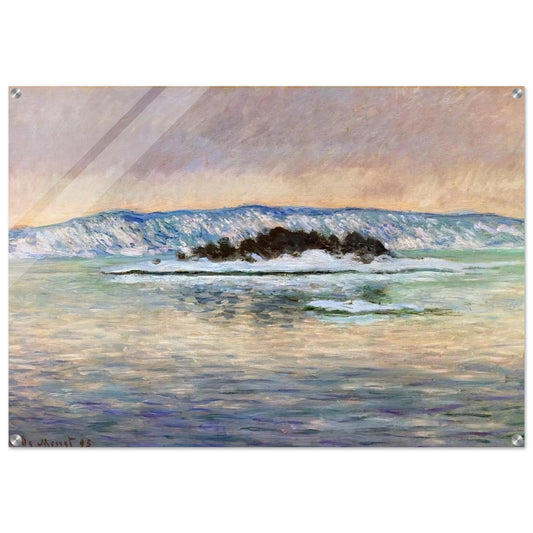 The Fjord, near Christiania - claude monet Acrylic Print - 70x100 cm / 28x40″ inches | claude monet Wall Art | claude monet Prints
