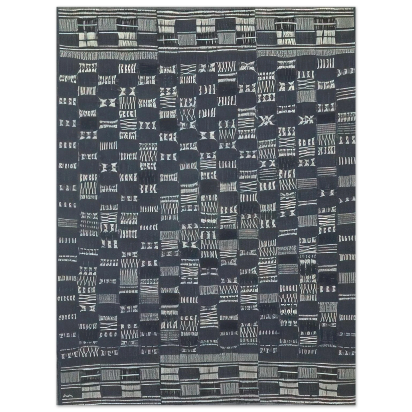 Anni Albers - THICKLY SETTLED 1957  75x100 cm / 30x40inches Fine Art Poster