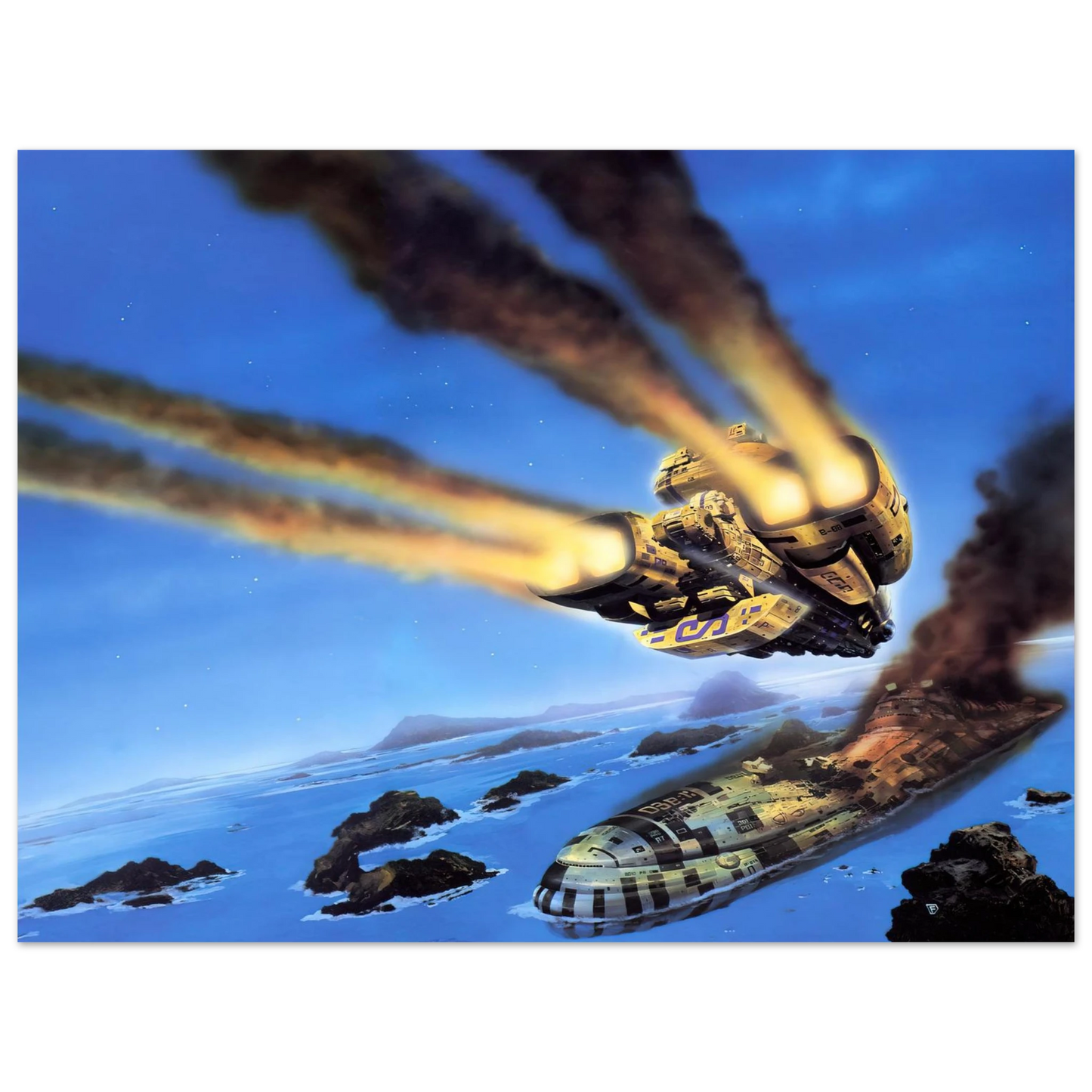 Chris Foss - Chris Foss  75x100 cm / 30x40inches Fine Art Poster