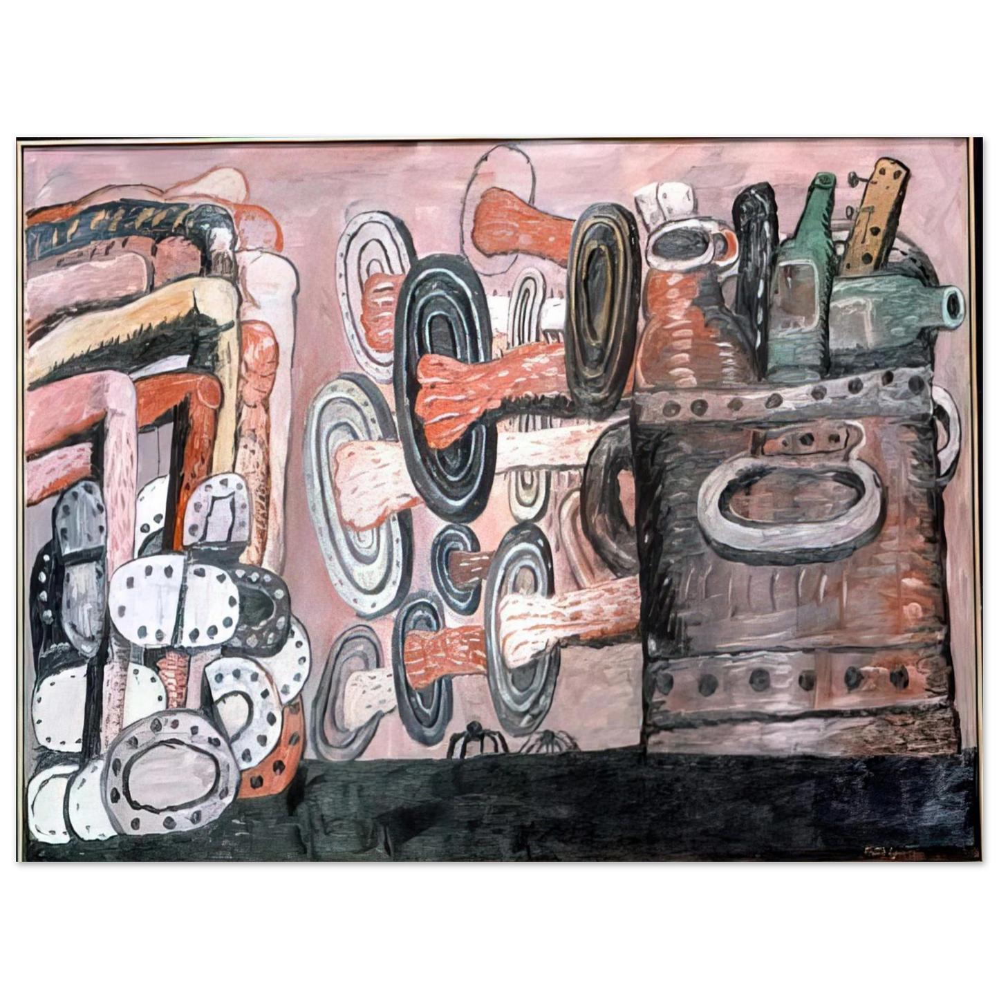 Philip Guston - THE STREET 1977  75x100 cm / 30x40inches Fine Art Poster