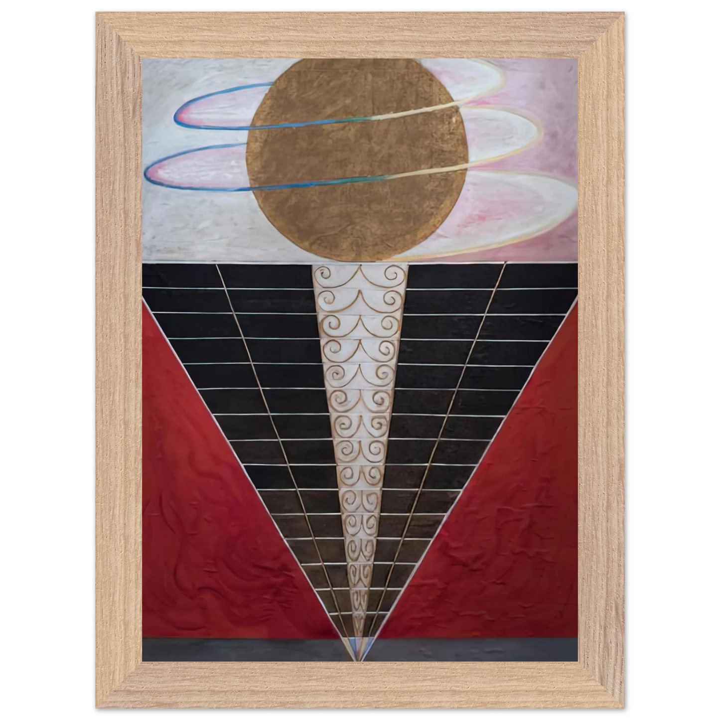 Hilma af Klint - ALTARPIECE NO 2 1915 Wall art - 15x20 cm / 6x8 inches - Fine Art Poster-canvas - -