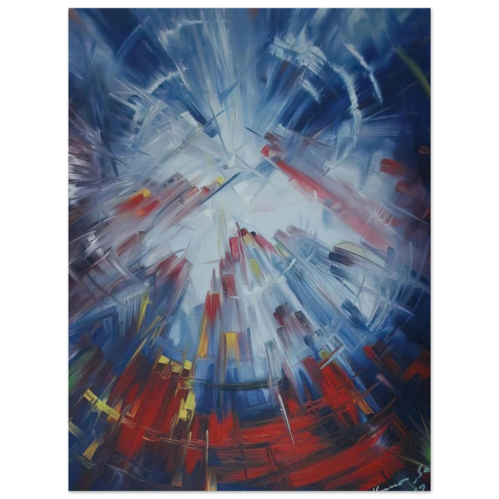 Konrad Zuse - Vantage Point  75x100 cm / 30x40inches Fine Art Poster