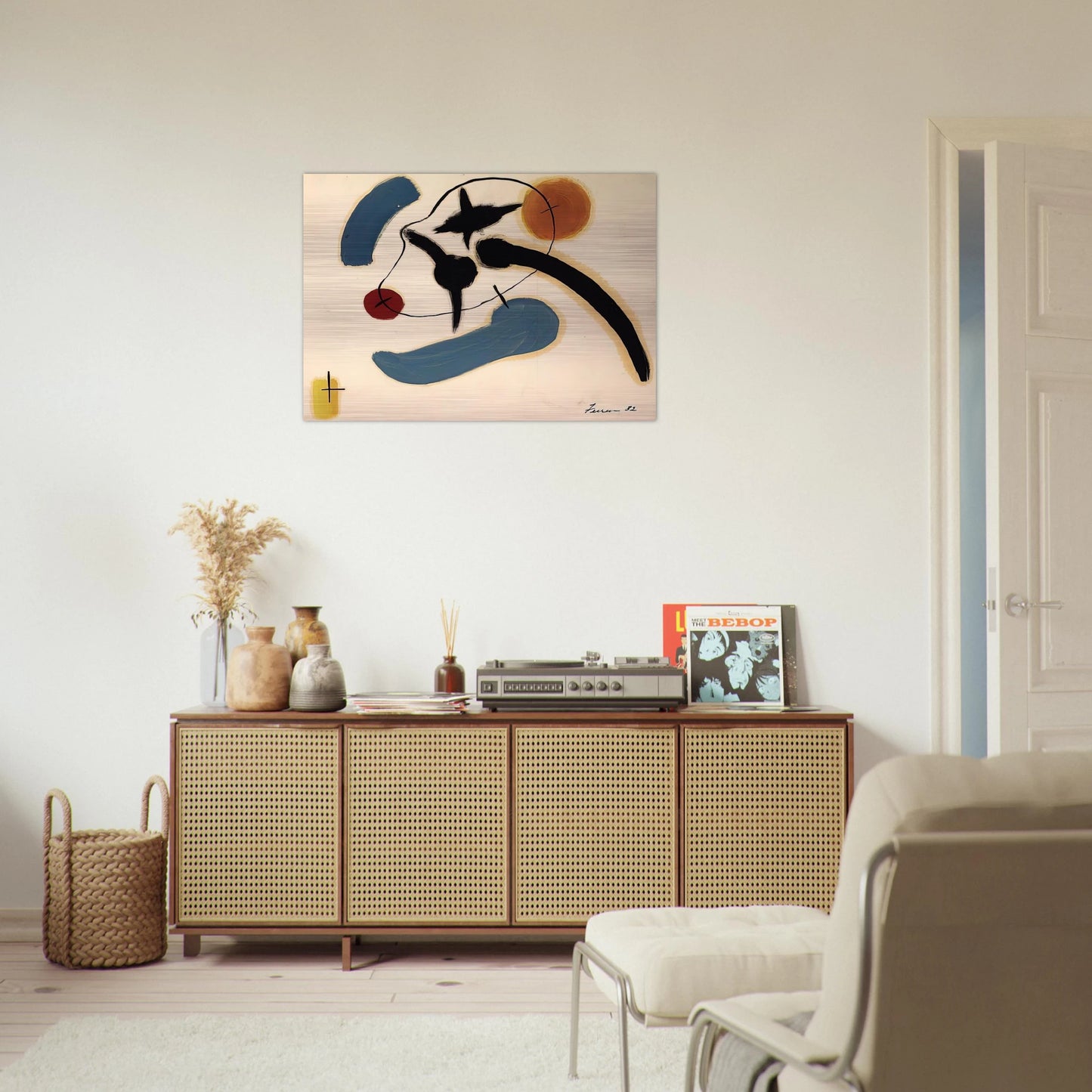 Untitled - 1932 - John Ferren Brushed Aluminum Print - 70x100 cm / 28x40 inches | John Ferren Aluminum Print | John Ferren Prints