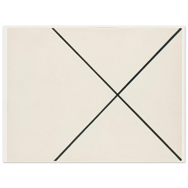 Ellsworth Kelly - Diagonal Lines  75x100 cm / 30x40inches Fine Art Poster