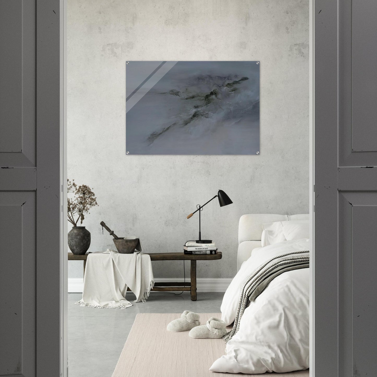 28 10 2001 2001 - Zao Wou-Ki Acrylic Print - 70x100 cm / 28x40″ inches | Zao Wou-Ki Wall Art | Zao Wou-Ki Prints