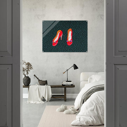 SHOES 1985 - Yayoi Kusama Acrylic Print - 70x100 cm / 28x40″ inches
