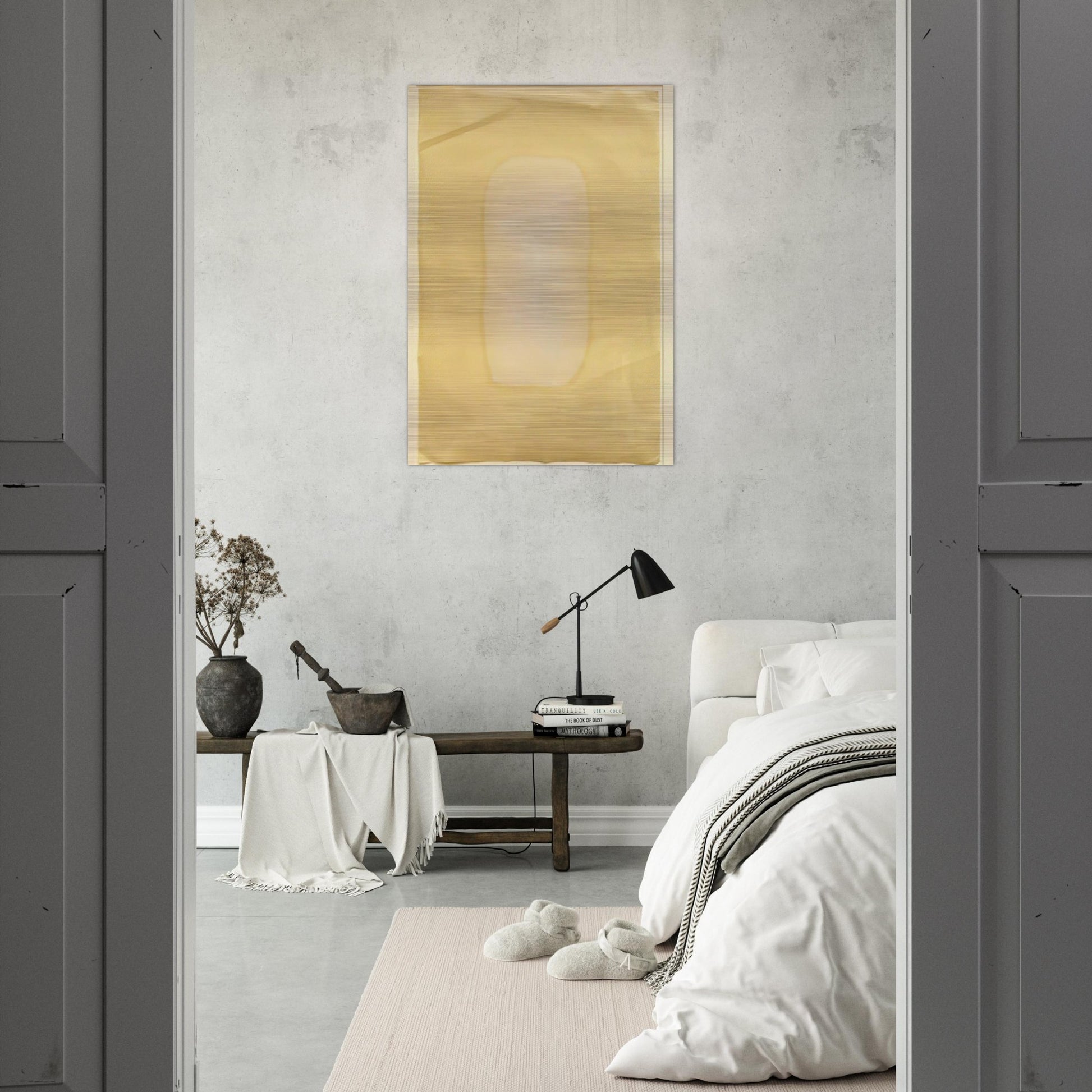 UNTITLED 1965 - Gotthard Graubner Brushed Aluminum Print - 70x100 cm / 28x40 inches | Gotthard Graubner Aluminum Print | Gotthard Graubner Prints