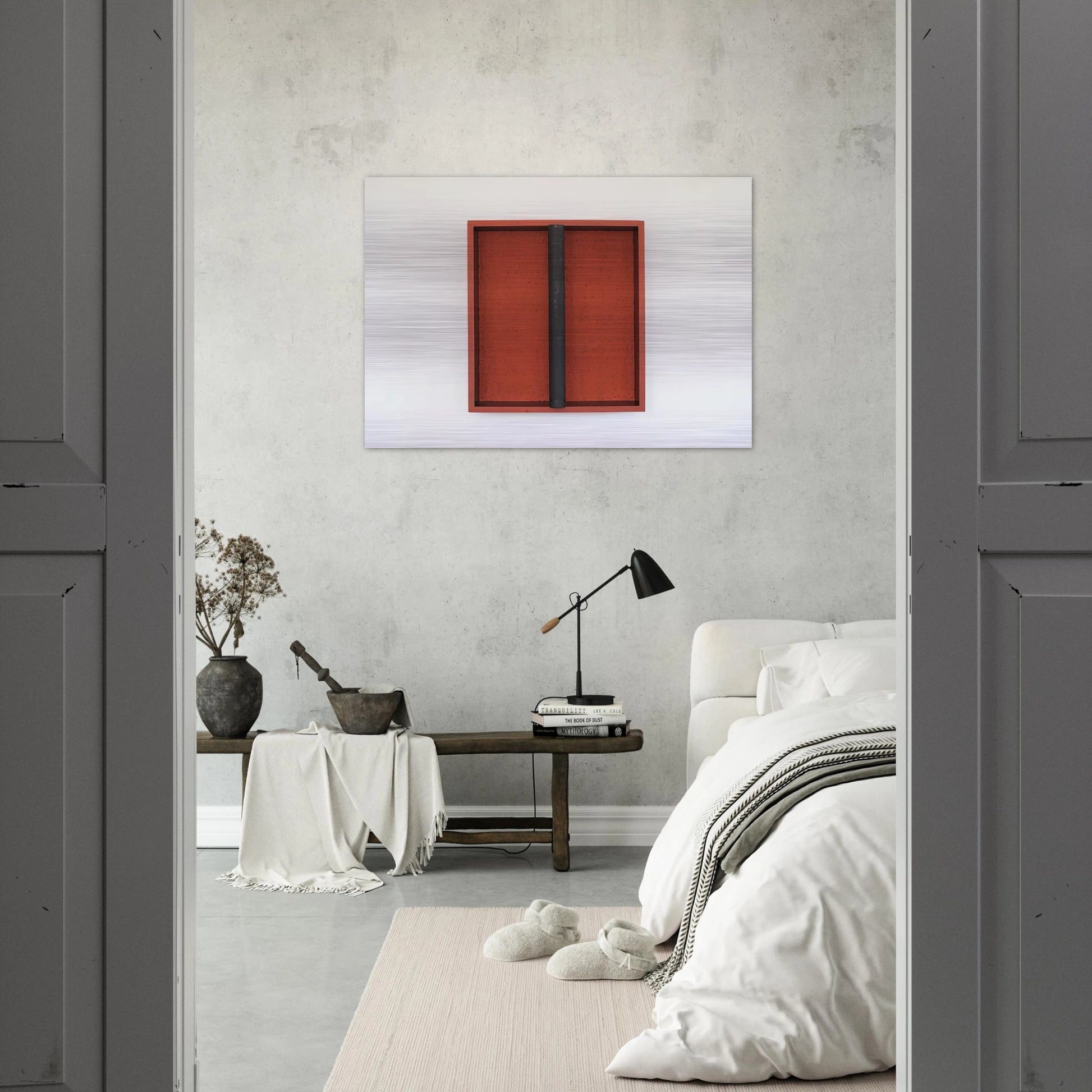 Untitled 101 Spring Street - 1962 - Donald Judd Brushed Aluminum Print - 70x100 cm / 28x40 inches | Donald Judd Aluminum Print | Donald Judd Prints