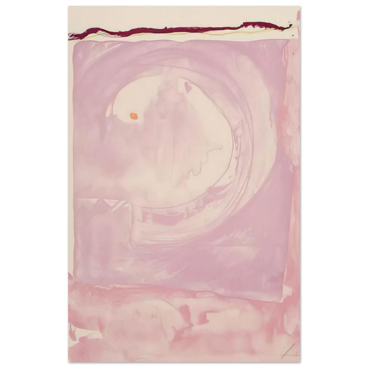 Helen Frankenthaler - Reflections IX - 1995 Wall art - A2 (42 x 59.4  cm) - Fine Art Poster - -
