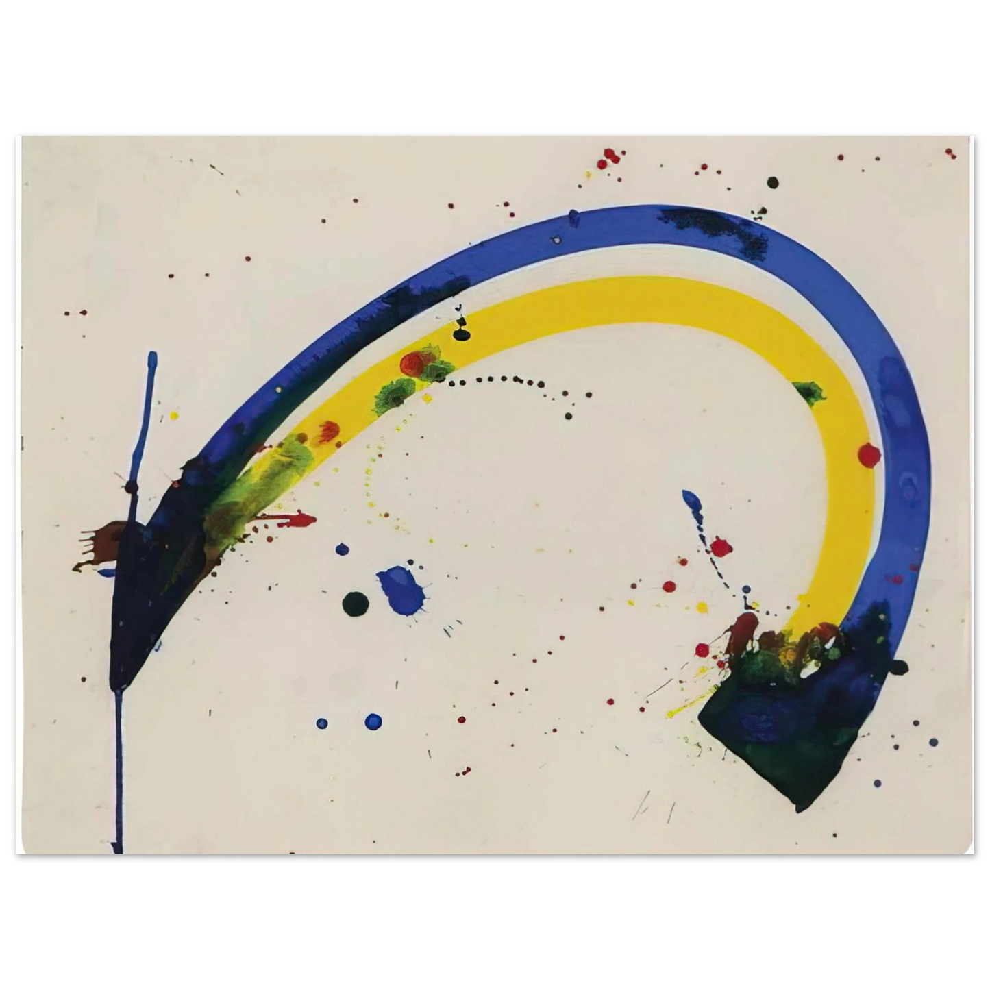 Sam Francis - Untitled  SF66-006   75x100 cm / 30x40inches Fine Art Poster