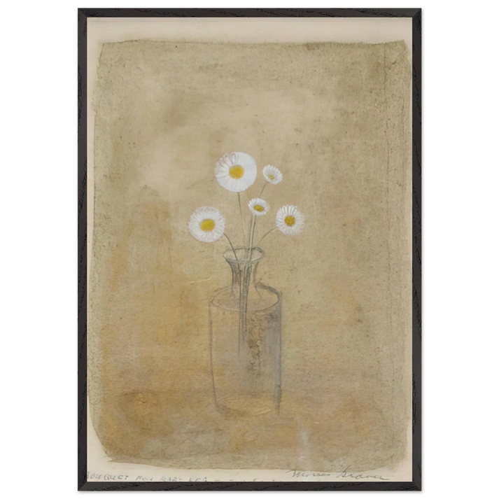Bouquet for Mary Lea - 1957 - Morris Graves 70x100 cm / 28x40 inches Framed Art Print – Black Wooden Frame