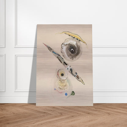 UNTITLED - Rudolf Bauer Brushed Aluminum Print - 70x100 cm / 28x40 inches | Rudolf Bauer Aluminum Print | Rudolf Bauer Prints