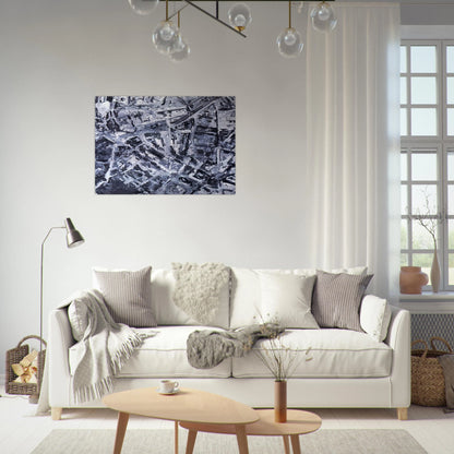 TOWNSCAPE PL 1970 0 - Gerhard Richter Brushed Aluminum Print - 70x100 cm / 28x40 inches | Gerhard Richter Aluminum Print | Gerhard Richter Prints