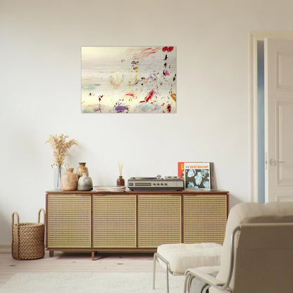 Bay of Naples - Cy Twombly Brushed Aluminum Print - 70x100 cm / 28x40 inches | Cy Twombly Aluminum Print | Cy Twombly Prints