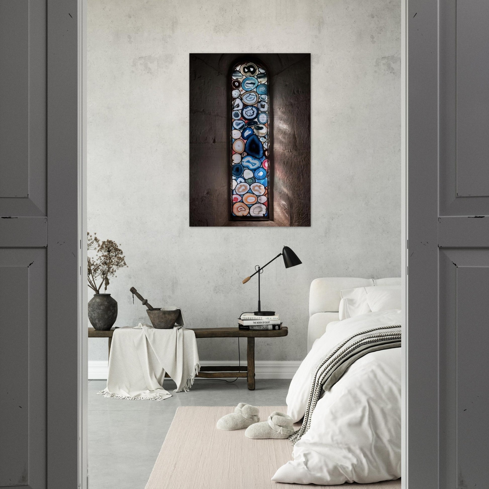 AHATFENSTER 2009 - Sigmar Polke Brushed Aluminum Print - 70x100 cm / 28x40 inches | Sigmar Polke Aluminum Print | Sigmar Polke Prints