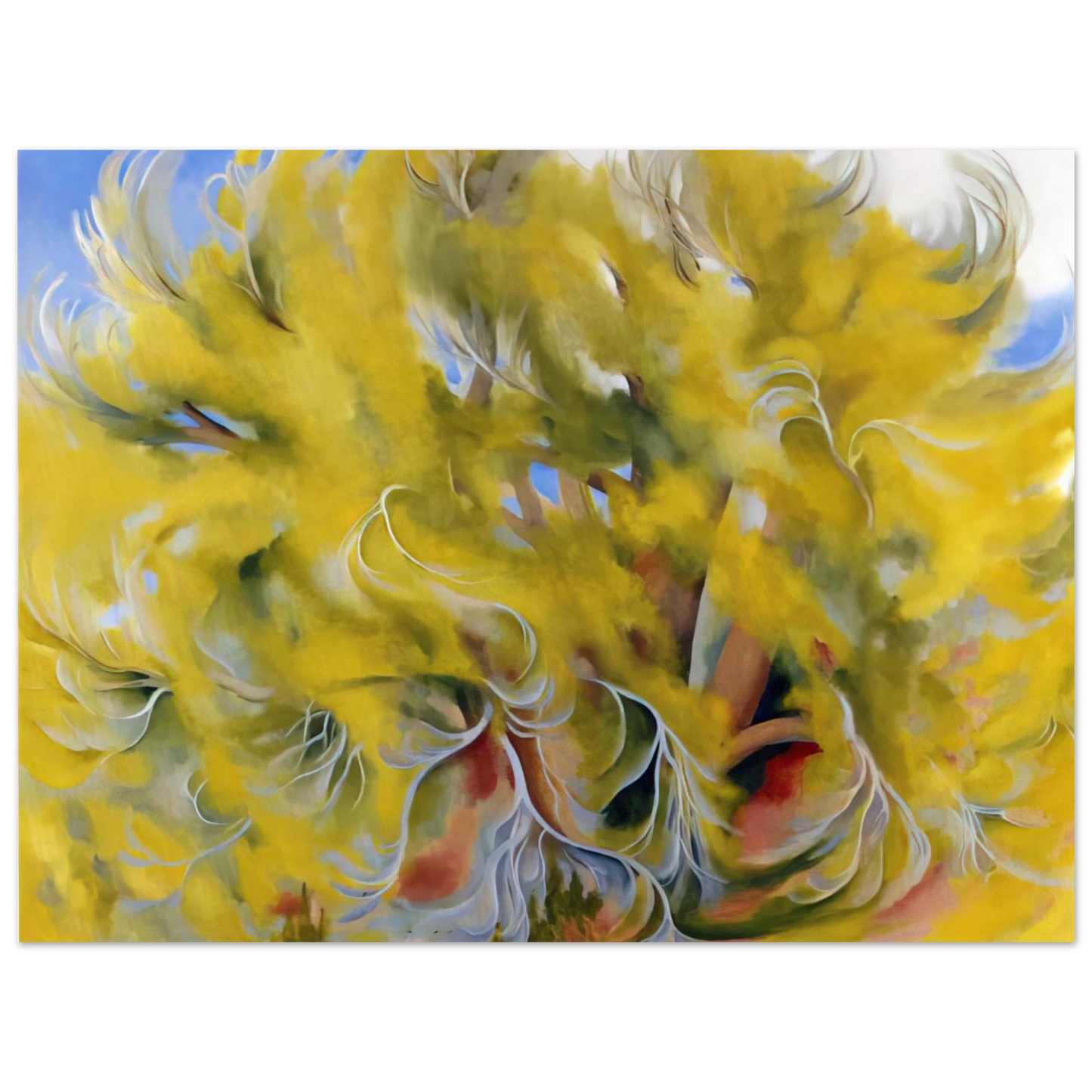 Georgia O'Keeffe - Cottonwood Tree in Spring Fine Art Poster