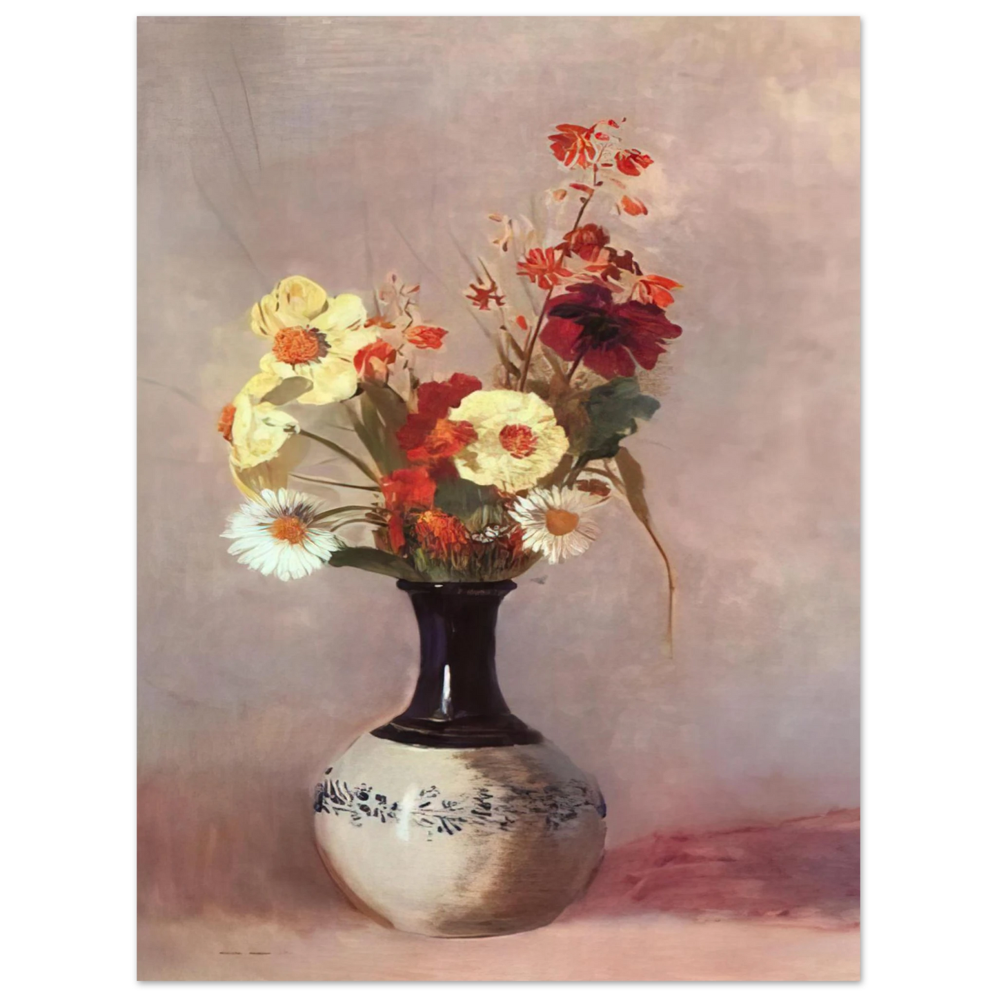 Odilon Redon - VASE OF FLOWERS 9  75x100 cm / 30x40inches Fine Art Poster