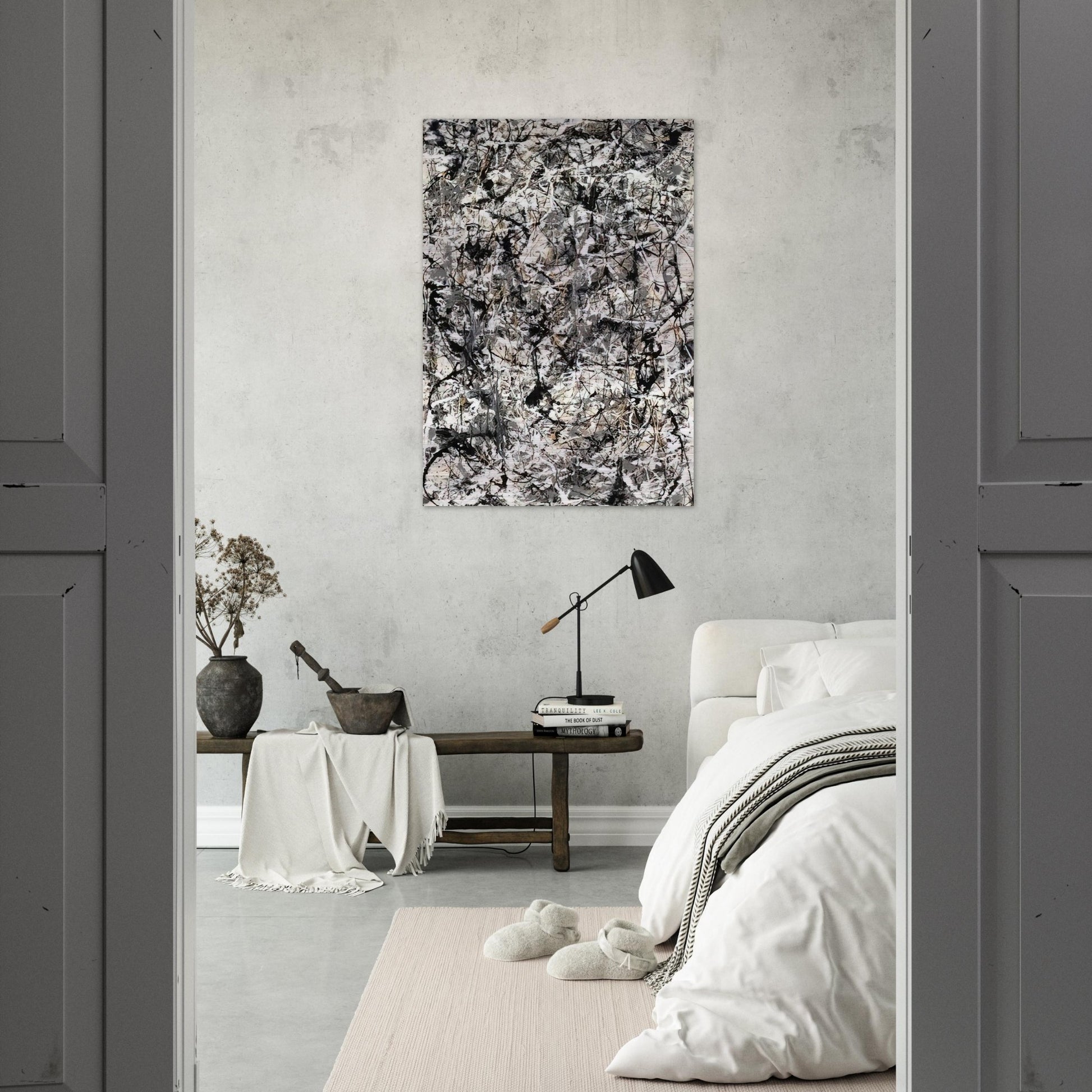 CATHEDRAL 1947 - Jackson Pollock Brushed Aluminum Print - 70x100 cm / 28x40 inches | Jackson Pollock Aluminum Print | Jackson Pollock Prints