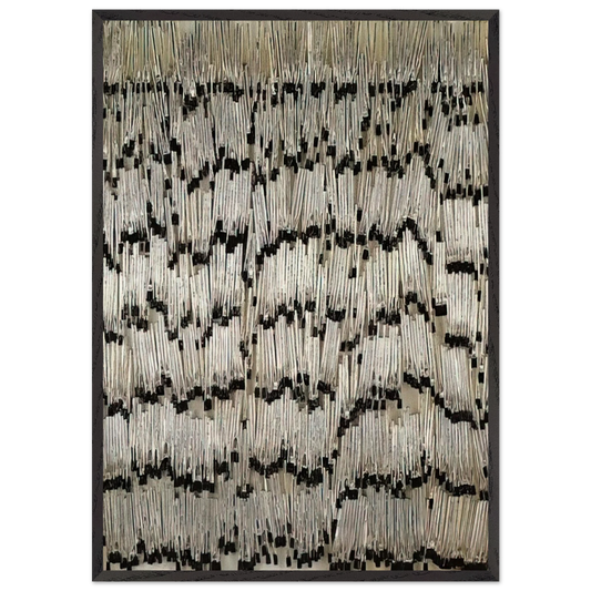 Crusaders - 1968 - Arman 70x100 cm / 28x40 inches Framed Art Print – Black Wooden Frame