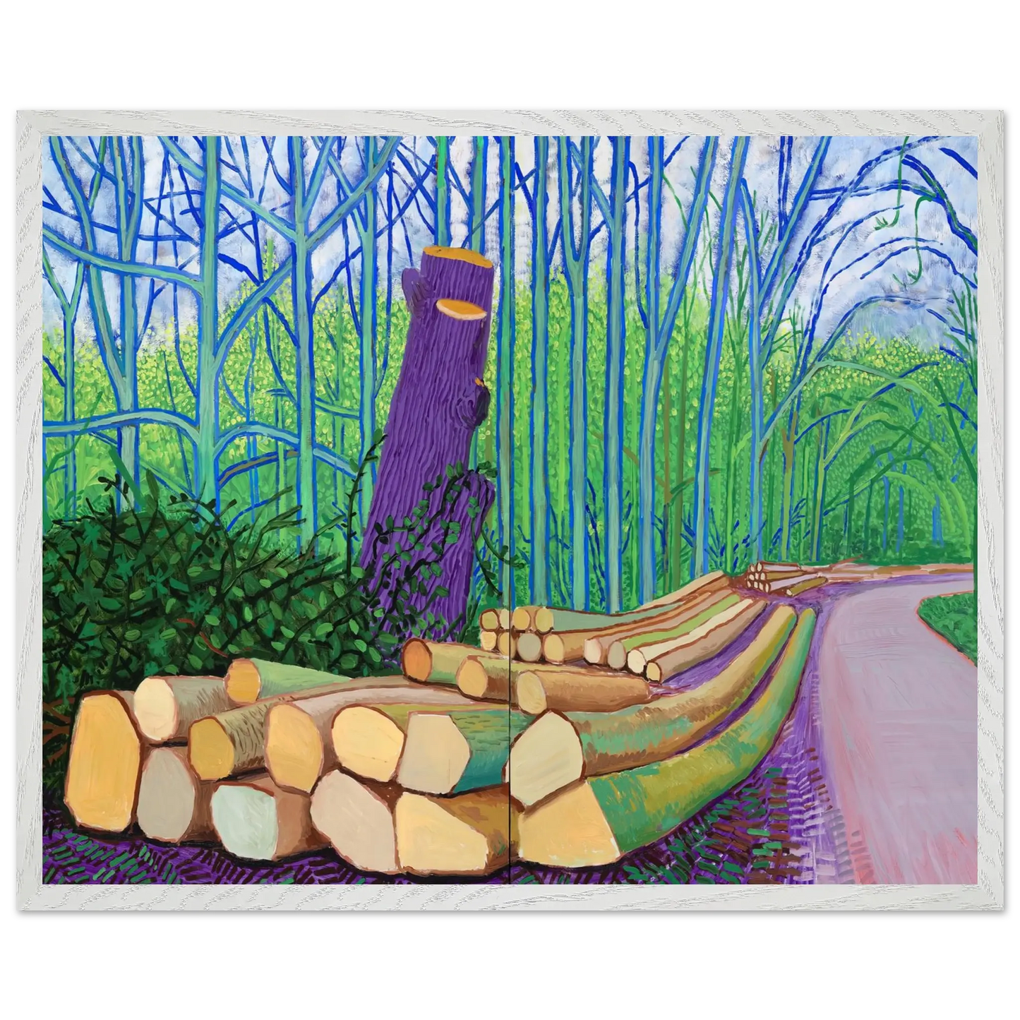 David Hockney - David Hockney Wall art - A3 (29.7 x 42  cm) - Fine Art Poster - -
