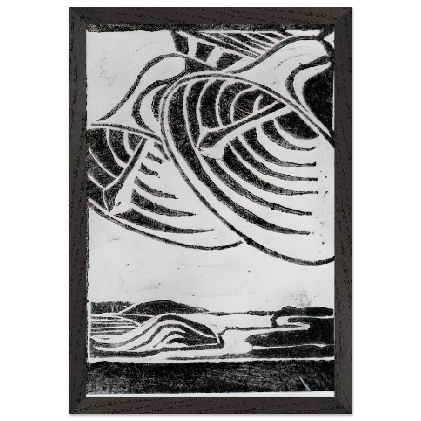 MC Escher - ESCHER (3) Wall Art - 60x80 cm / 24x32 inches - Premium Wooden Framed Poster With Fine Art Paper - White frame