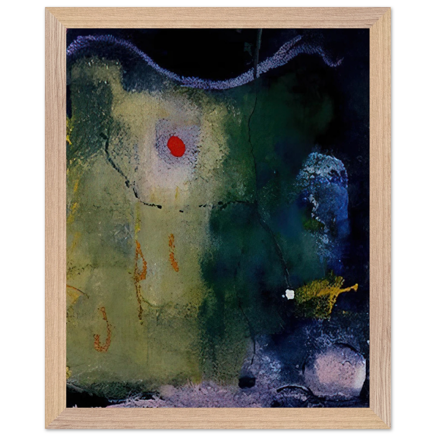 Helen Frankenthaler - The Other Side of the Moon - 1995 Wall art - 30x40 cm / 12x16 inches - Fine Art Poster-canvas - -