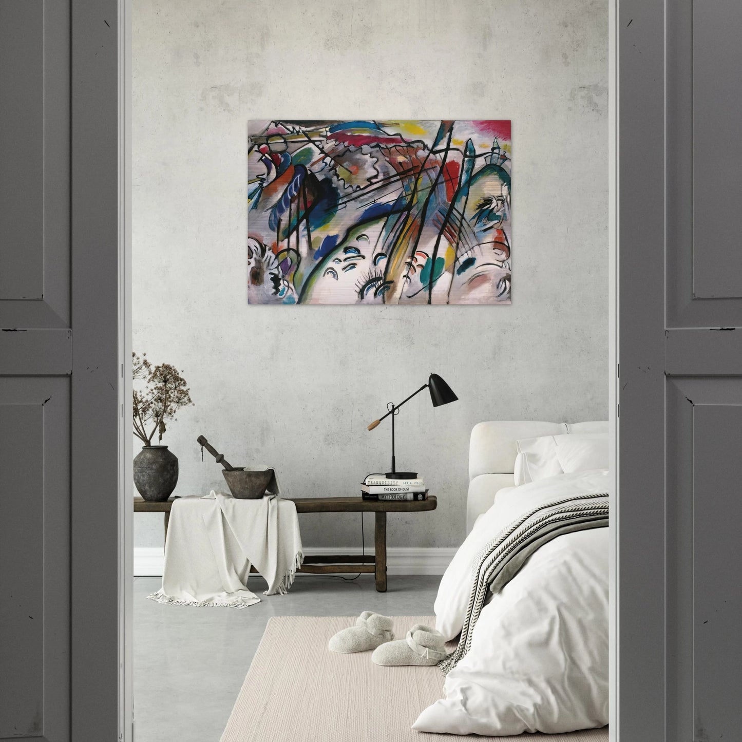 IMPROVISATION 28 SECOND VERSION 1912 - Wassily Kandinsky Brushed Aluminum Print - 70x100 cm / 28x40 inches | Wassily Kandinsky Aluminum Print | Wassily Kandinsky Prints