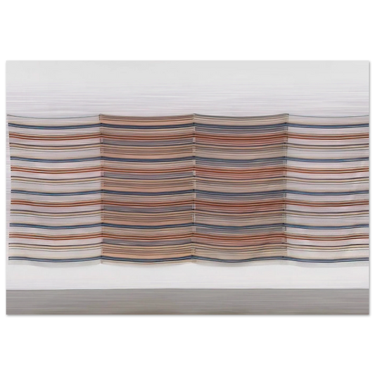 GEAR JAMMER 1976 - Robert Rauschenberg Brushed Aluminum Print - 70x100 cm / 28x40 inches | Robert Rauschenberg Aluminum Print | Robert Rauschenberg Prints