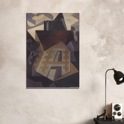 LANDSCAPE AT BEAULIEU 1918 - Juan Gris Brushed Aluminum Print - 70x100 cm / 28x40 inches | Juan Gris Aluminum Print | Juan Gris Prints