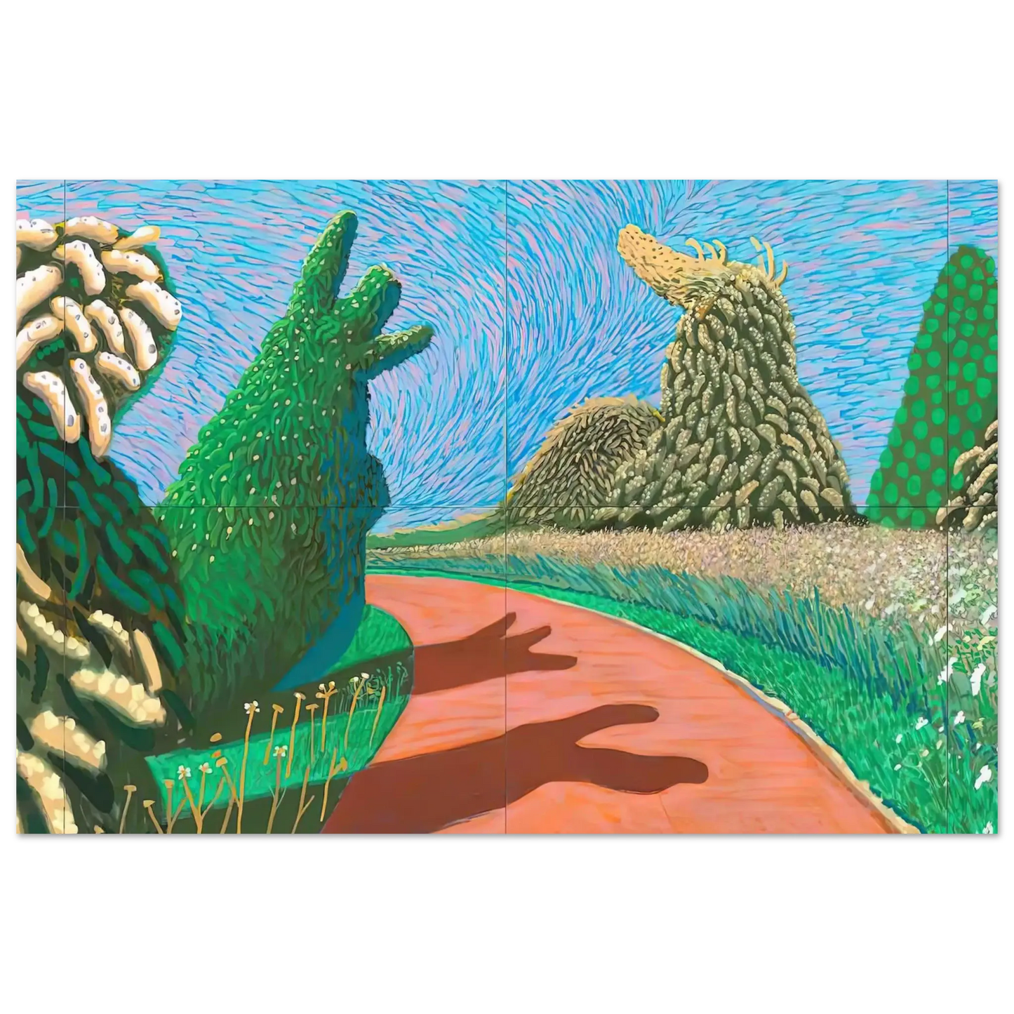 David Hockney - David Hockney Wall art - 70x100 cm / 28x40 Inches - Fine Art Poster - -