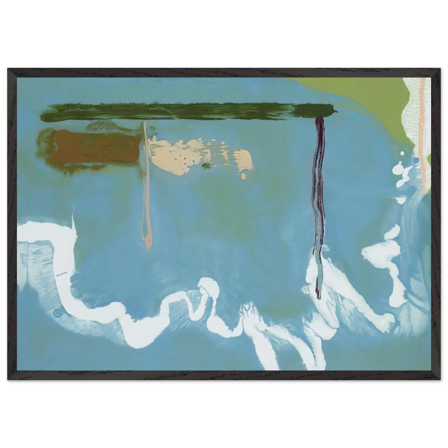 Helen Frankenthaler - Skywriting - 1997 Wall art - 40x50 cm / 16x20 inches - Fine Art Poster-canvas - -