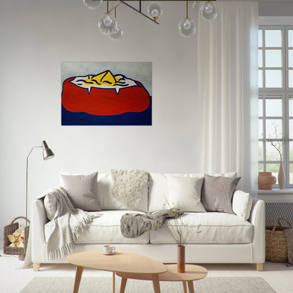 BAKED POTATO 1962 - Roy Lichtenstein Brushed Aluminum Print - 70x100 cm / 28x40 inches | Roy Lichtenstein Aluminum Print | Roy Lichtenstein Prints