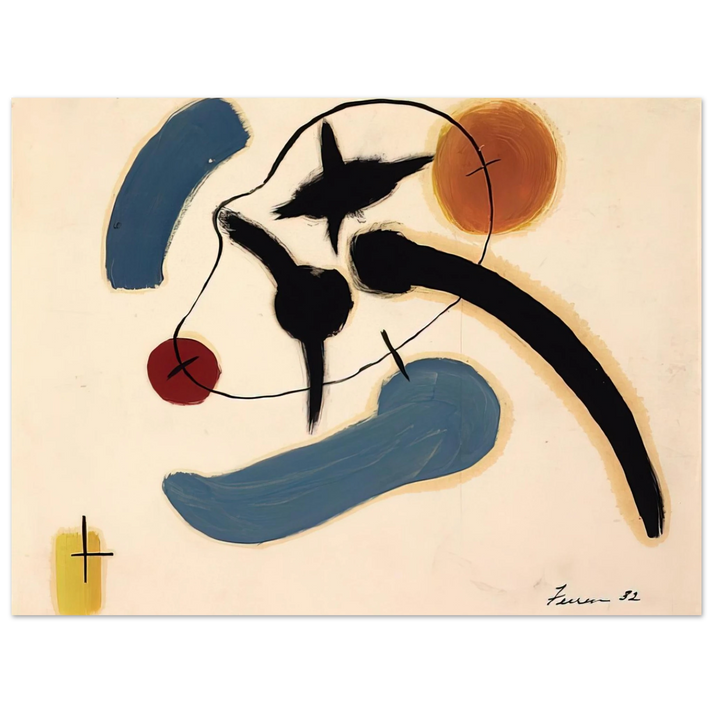 John Ferren - Untitled - 1932  75x100 cm / 30x40inches Fine Art Poster
