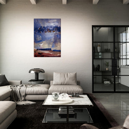 Wehawken Sequence - Abstract Art, Expressionism - John Marin Brushed Aluminum Print - 70x100 cm / 28x40 inches | John Marin Aluminum Print | John Marin Prints