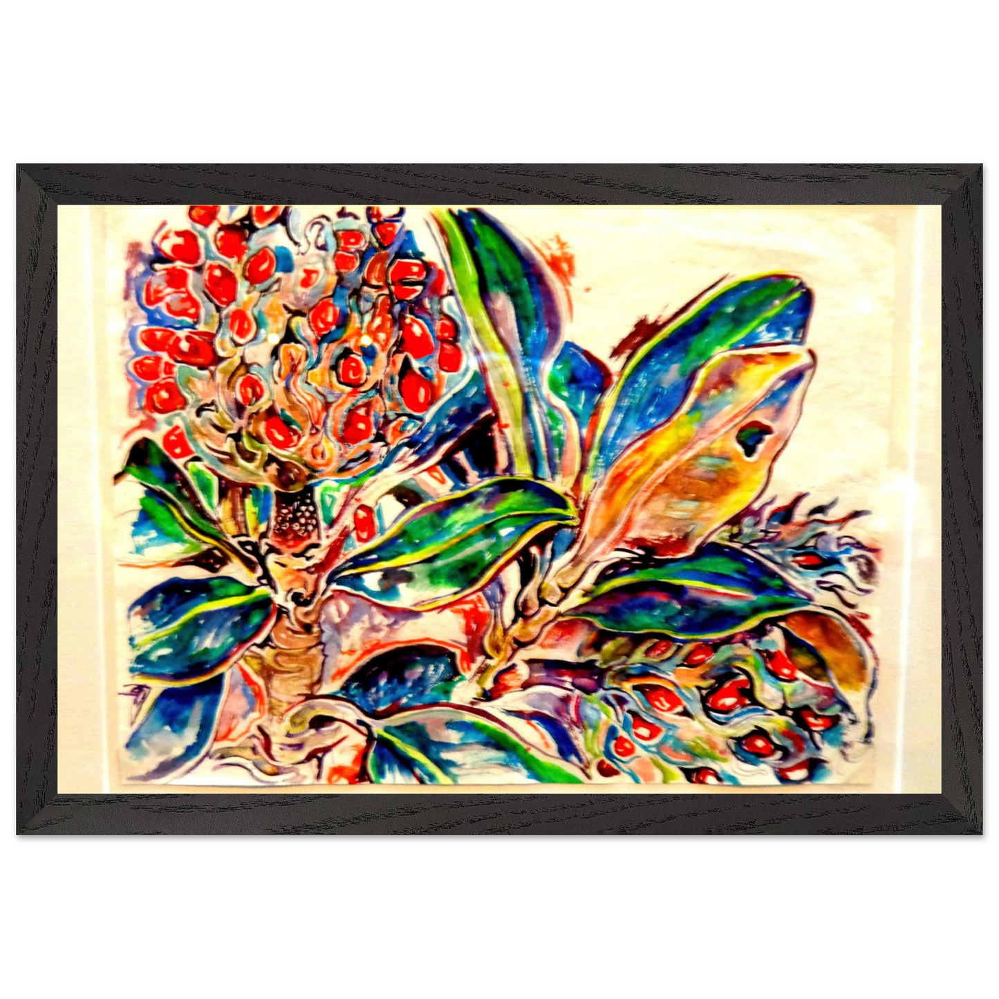 Walter Inglis Anderson - Walter Anderson Wall art - A1 (59.4 x 84.1  cm) - Premium Wooden Framed Poster With Fine Art Paper-canvas - White frame