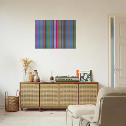 Bulletproof - 1969 - Gene Davis Brushed Aluminum Print - 70x100 cm / 28x40 inches | Gene Davis Aluminum Print | Gene Davis Prints