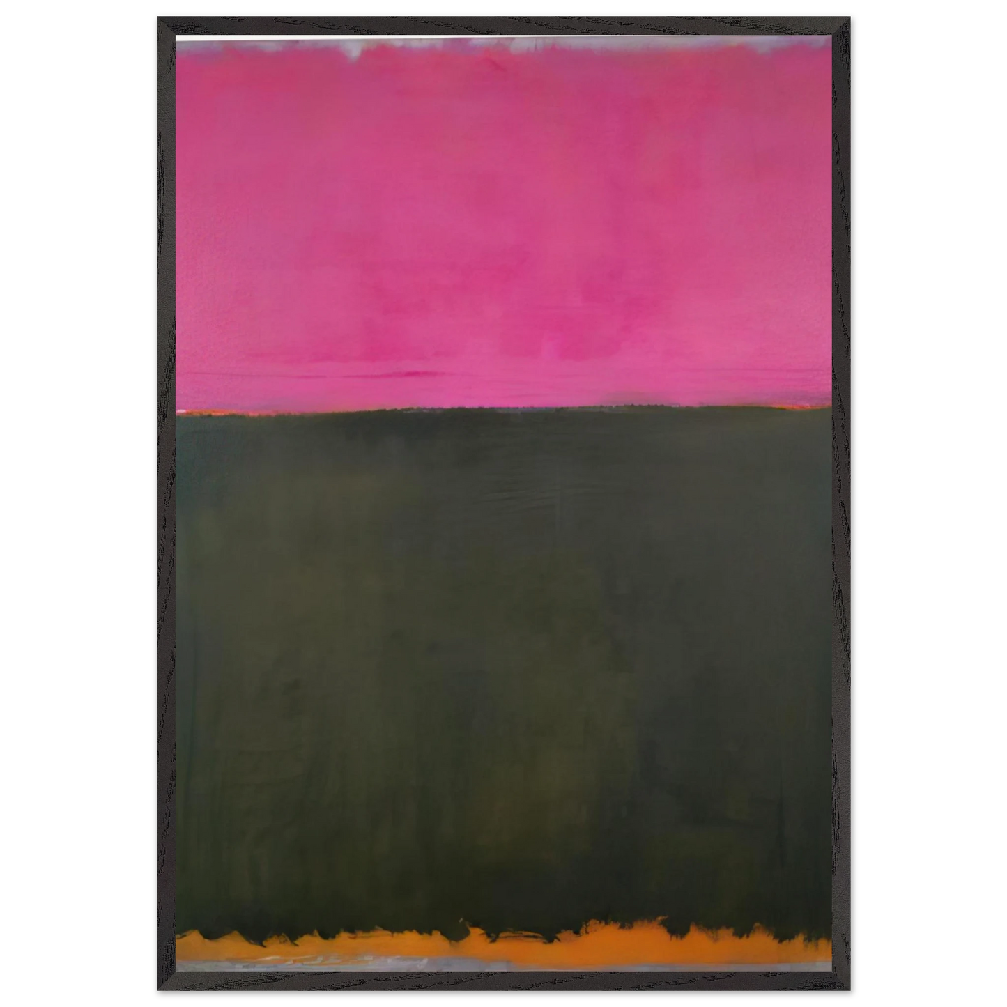 Untitled - 1953 N1 - Mark Rothko 70x100 cm / 28x40 inches Framed Art Print – Black Wooden Frame