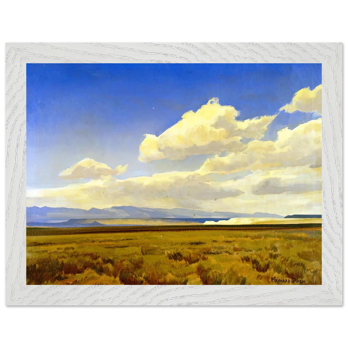 Maynard Dixon - WIND OF WYOMING 1936 Wall art - A2 (42 x 59.4  cm) - Fine Art Poster-canvas - -