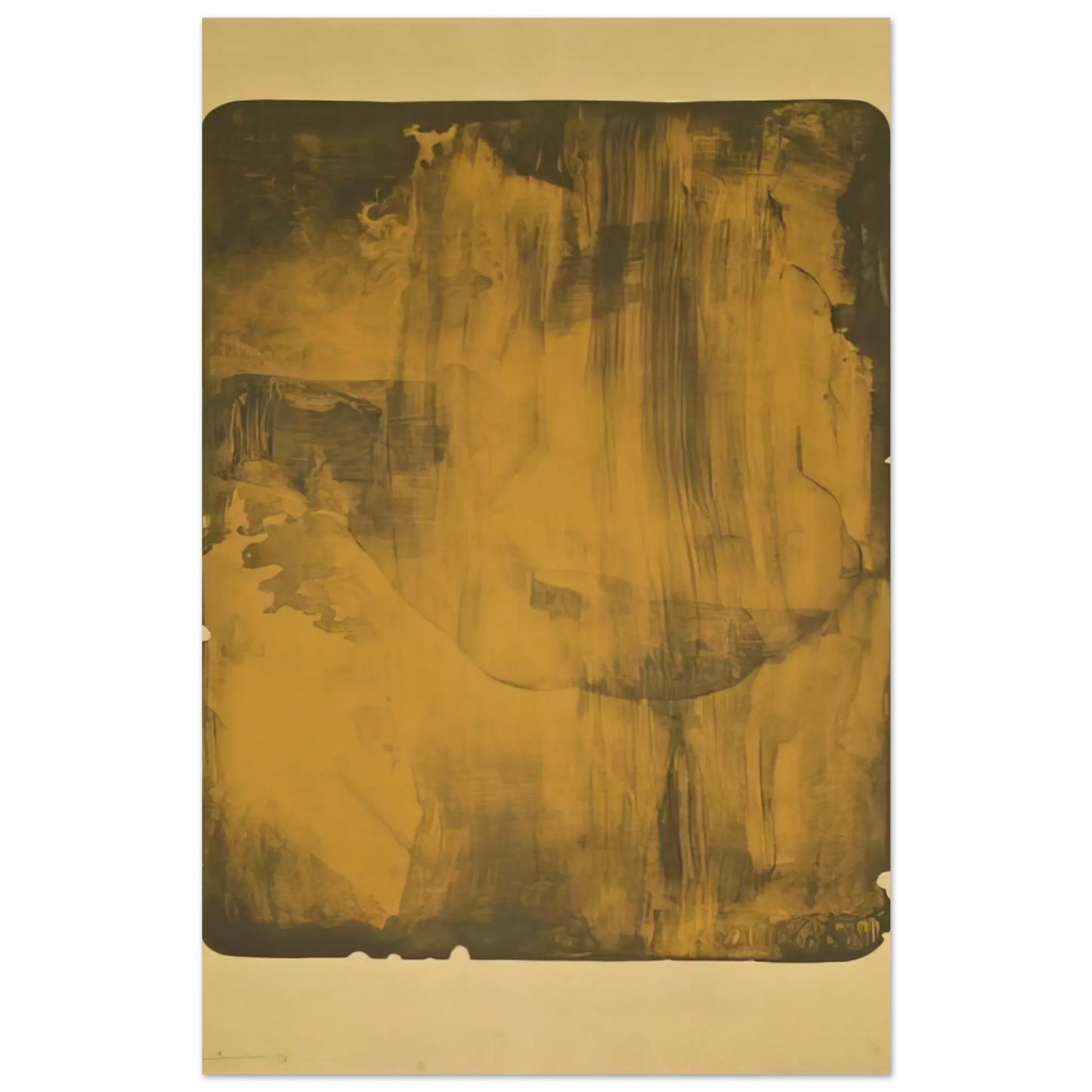 Helen Frankenthaler - Bronze Smoke - 1978 Wall art - 15x20 cm / 6x8 Inches - Fine Art Poster - -