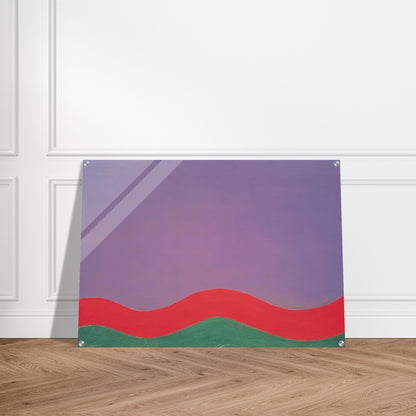 Out - Al Held Acrylic Print - 70x100 cm / 28x40″ inches
