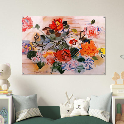 PINK BUNCH 1940 - Raoul Dufy Acrylic Print - 70x100 cm / 28x40″ inches