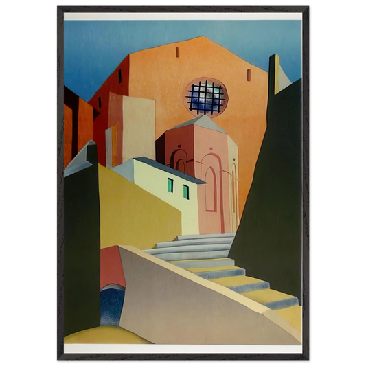 Sienna - 1979 - Clarence Holbrook Carter 70x100 cm / 28x40 inches Framed Art Print – Black Wooden Frame