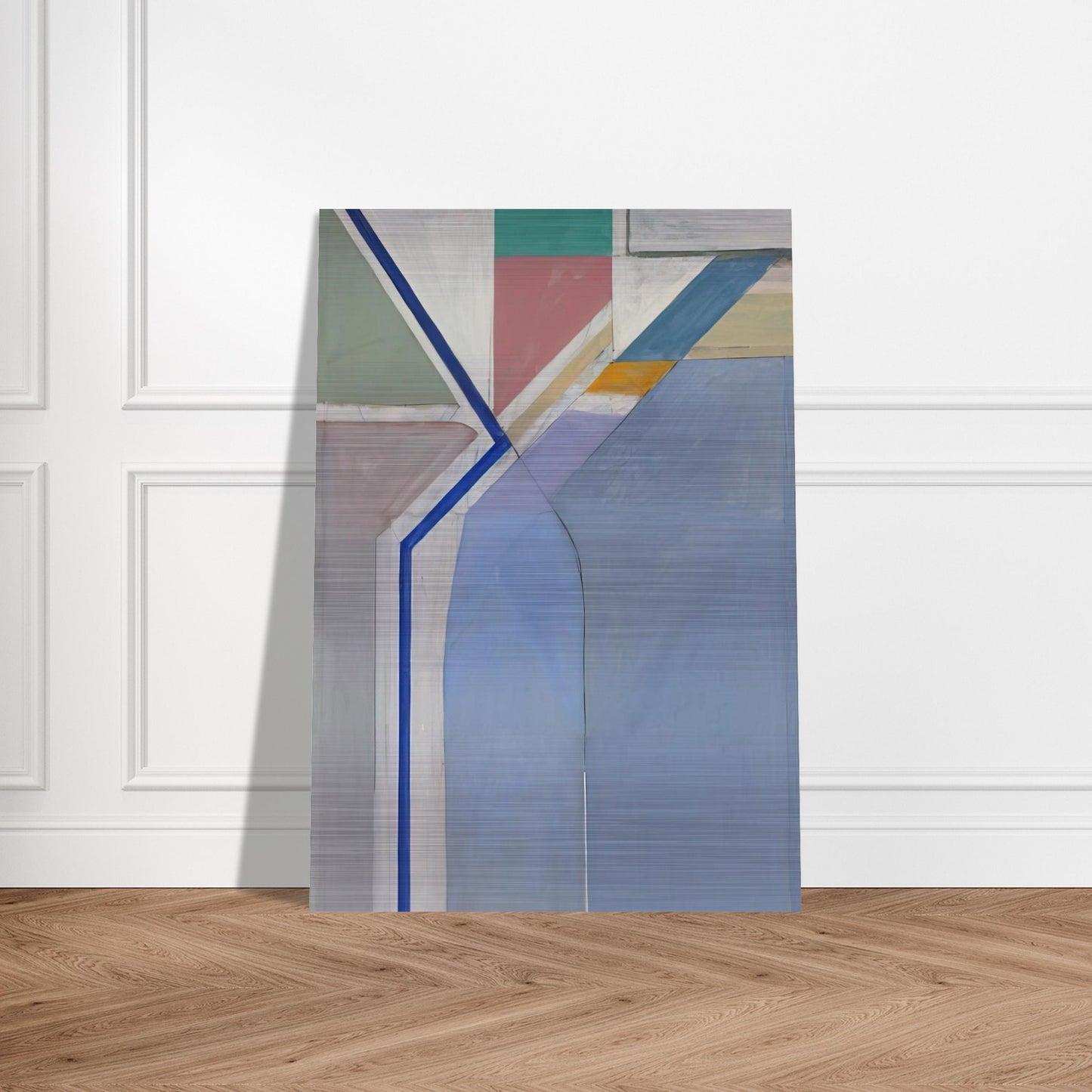 Ocean Park #24 - Richard Diebenkorn Brushed Aluminum Print - 70x100 cm / 28x40 inches | Richard Diebenkorn Aluminum Print | Richard Diebenkorn Prints