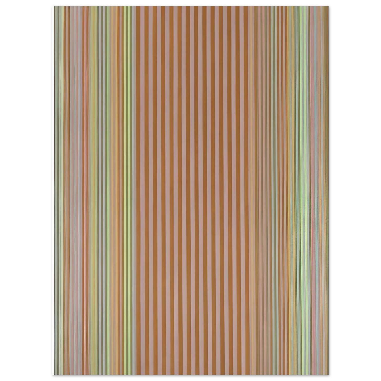 Gene Davis - Cannonball - 1969  75x100 cm / 30x40inches Fine Art Poster