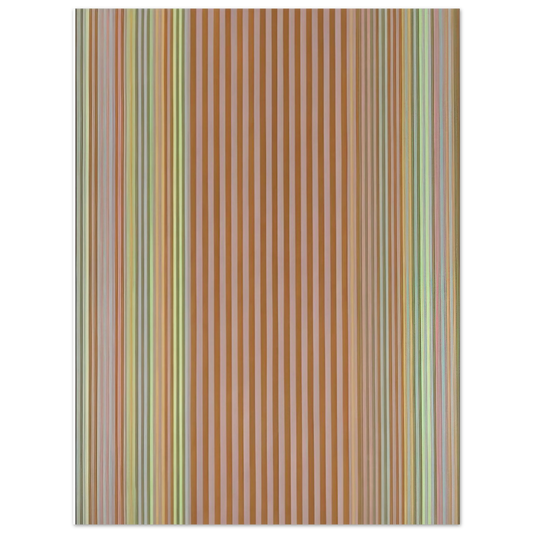 Gene Davis - Cannonball - 1969  75x100 cm / 30x40inches Fine Art Poster