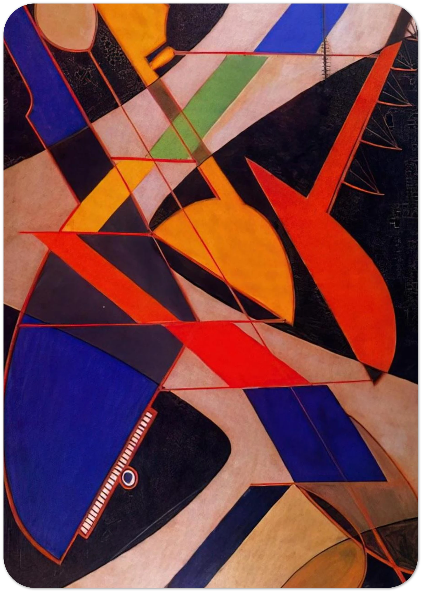 ORQUESTA SINFONICA 1916 By Man Ray Pack of 10 Post Cards | Man Ray Post Cards | A6 (10.5 x 14.8 cm) - 4.1 x 5.8 inches